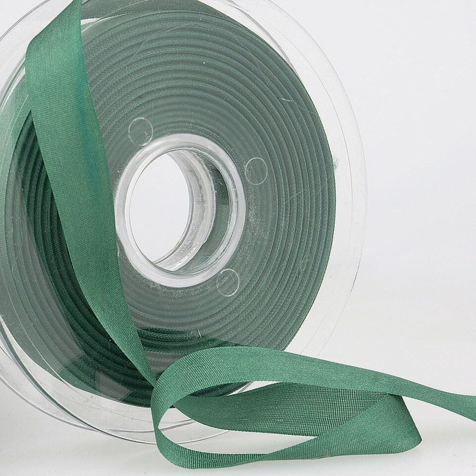 Stephanoise Bottle Green  4mm Fine Silk Ribbon for Dressmaking - per metre