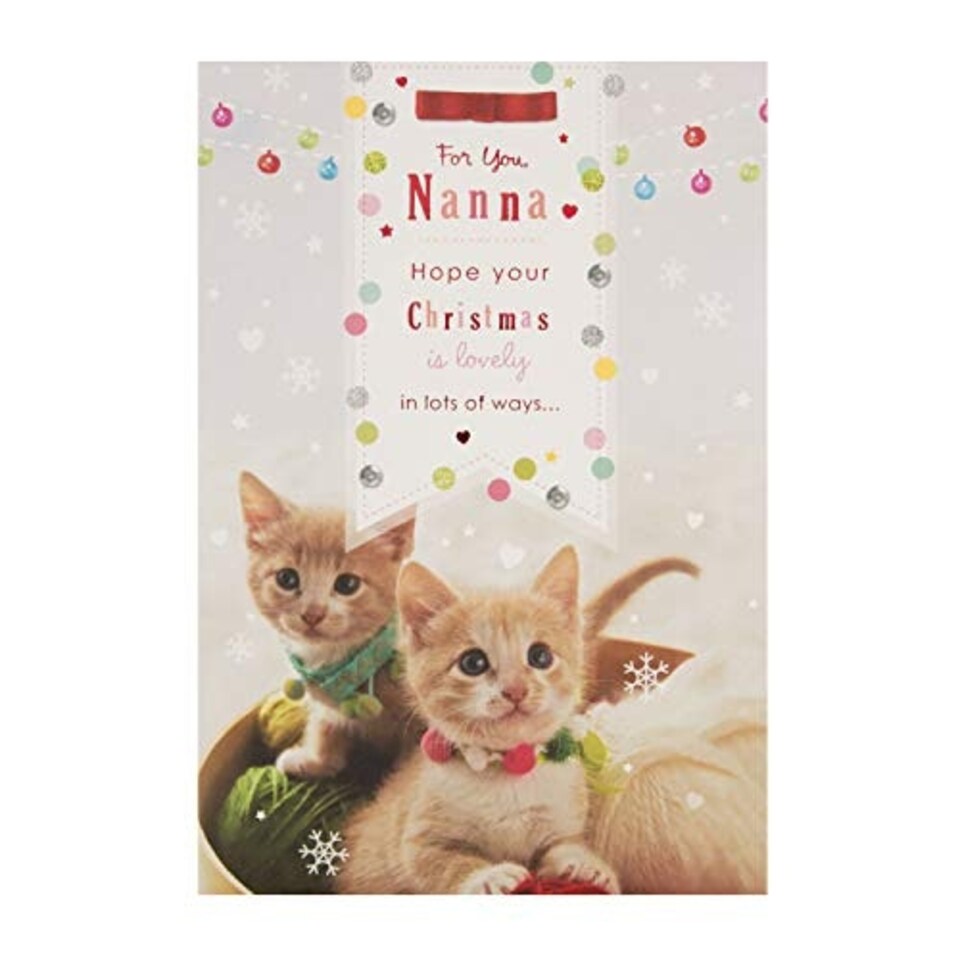 image 1 of Nanna Christmas Card "Lovely"