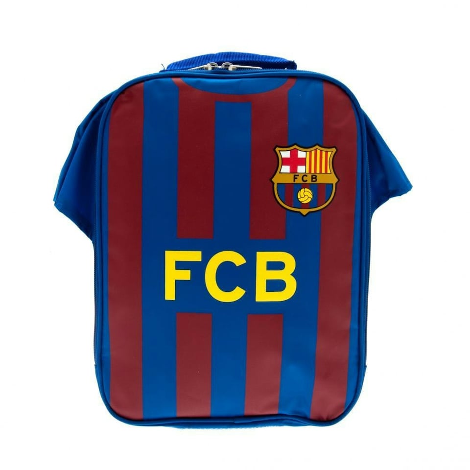 image 1 of FC Barcelona Kit Lunch Bag - Red/Blue - One Size