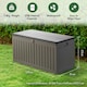 image 2 of VonHaus Garden Storage Box 270L Weatherproof with Lockable Lid