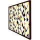 image 3 of Yellow, pink & black geometric pattern (Picture Frame) Grey | S