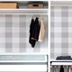 image 3 of NuWallpaper NU3671 Buffalo Plaid Peel & Stick Wallpaper, Grey Multi