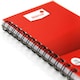 image 2 of 72 Pages 5"x3" Twin Wire Notebook