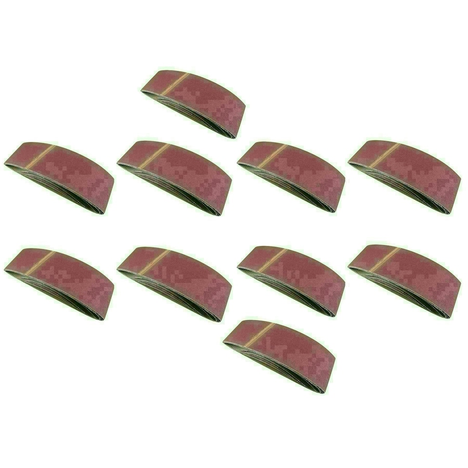 image 1 of 533mm x 75mm 120 Grit Extra Fine Sander Sanding Belts Abrasive Discs 50pk