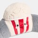image 6 of OHS Popcorn Cuddle Cushion Novelty Reading Pillow | Multi | Red