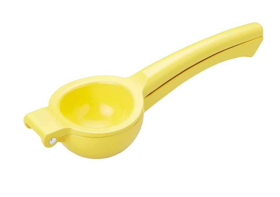 image 1 of KitchenCraft Lemon Squeezer Yellow Metal