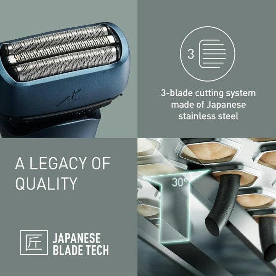 image 1 of Panasonic ES-LT4B Black Waterproof Men's Electric Shaver & Wet & Dry Electric Facial Hair Trimmer Set