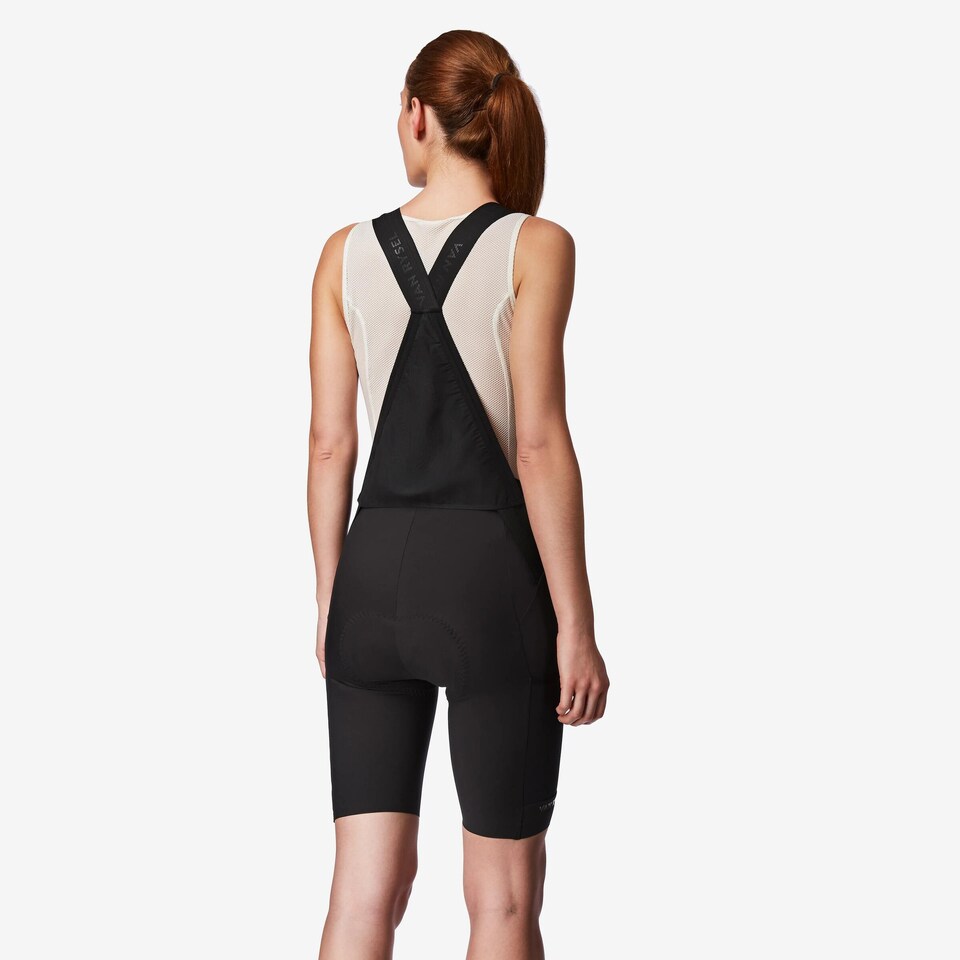 image 1 of Decathlon Women's long distance road cycling shorts, EDR Ultra black