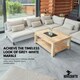 image 5 of NOVECRAFTO Vinyl Floor Tiles Self Adhesive – 18x18in Peel and Stick Waterproof Square Flooring for Kitchen, Bathroom & More – Grey White Marble Design Grey | 2.09 sqm