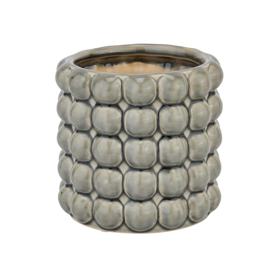 Hill Interiors Seville Collection Bubble Planter - Grey - 15cm x 16cm x 16cm