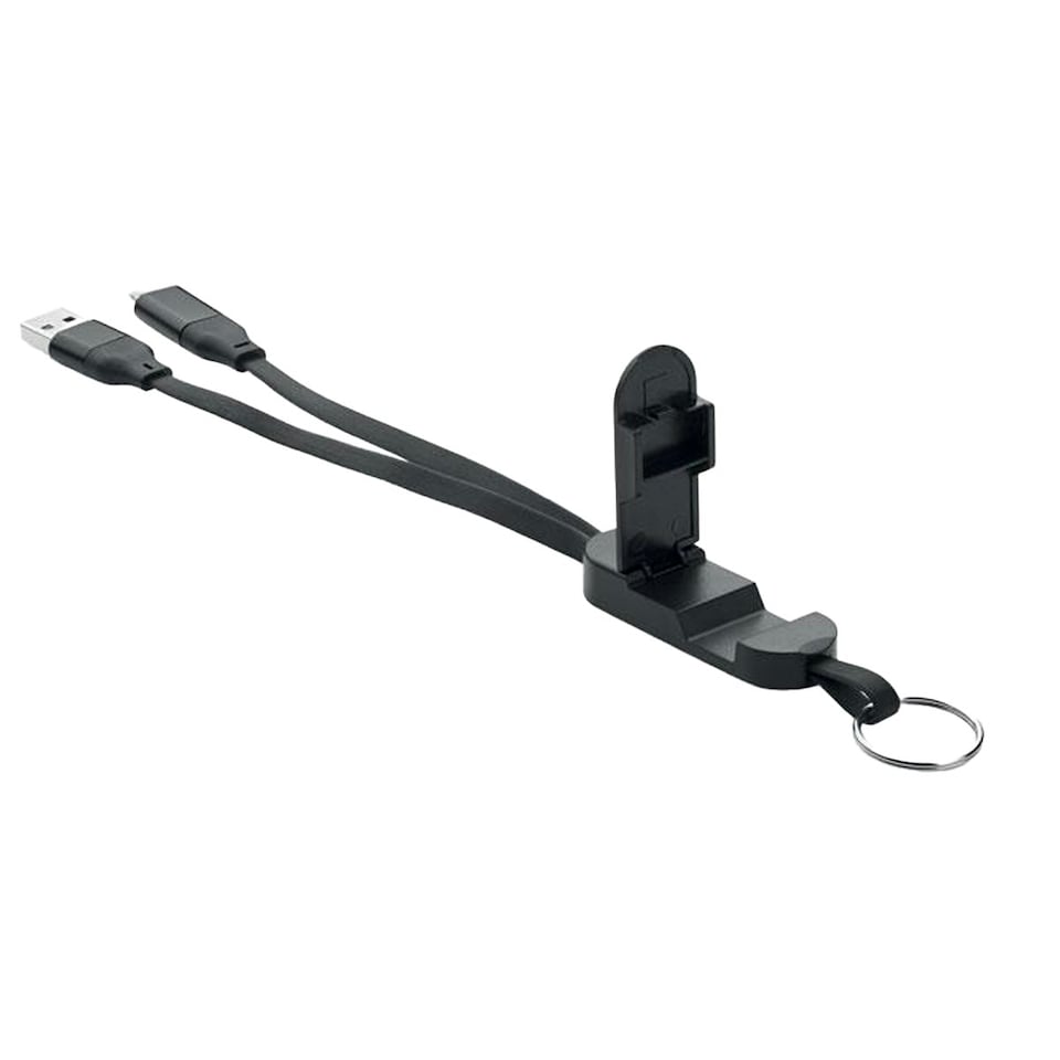 image 1 of MidOcean Cabo Charging Cable - Black - One Size