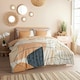 image 1 of Cosmo Living Sunset Abstract Duvet Set - Natural - King
