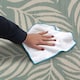 image 3 of JVL Lightweight Reversible Outdoor Rug – Large Leaf Pattern, Plastic Woven 150 x 210 cm