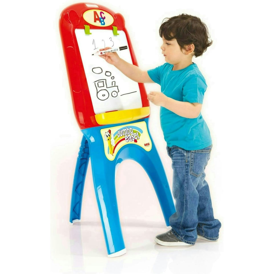 image 1 of Dolu Multi Colour Foldable Jumbo Easel Kids Drawing Board | Multi