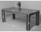 image 9 of Kuba 180 x 90 cm Chunky Oak Dining Table and 6 Montana Leather Chairs | Black | Black