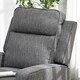 image 8 of HOMCOM Electric Armchair, Fabric Recliner Chair with USB Port, Charcoal Grey