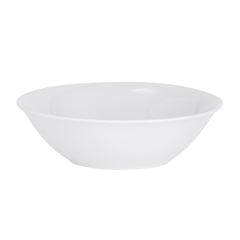 image 1 of Argon Tableware Classic White Soup Bowls - 23cm - Pack of 6 | White | White