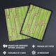 image 2 of Green Bamboo Pattern Vintage Japan Wall Art Print Korin 18x24"