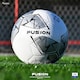 image 6 of Precision Fusion FIFA Basic Training Ball - 4 - White/Silver/Black/White - Precision - PRF2624 White