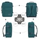 image 5 of CABINZERO Classic Cabin Backpack 44L, Lightweight for Spontaneous Trips, Ideal for Winter Gear & Long Trips | Blue | Aruba Blue
