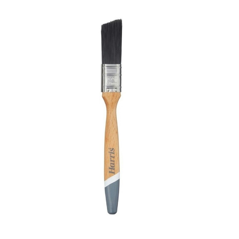 image 1 of Harris Ultimate Woodwork Gloss Paint Brush - Beige/Black - 25mm