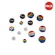 image 1 of Pride Rainbow Badge (Pack of 24) - Multicoloured - One Size