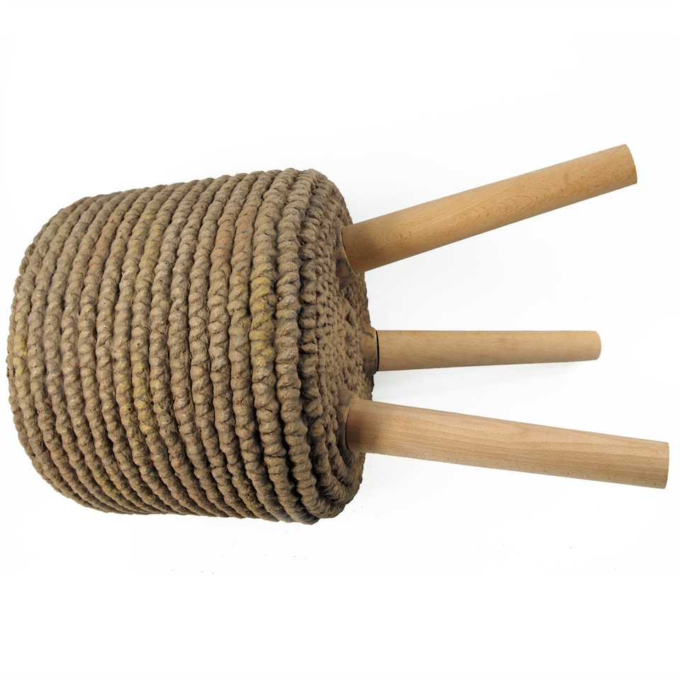 image 1 of 53cm x 32cm Seagrass Style Composite Large Planter | Brown