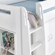 image 3 of Lacy White Storage Mid Sleeper And Ethan Spring Mattresses