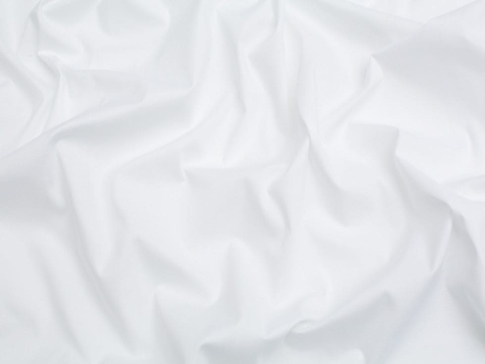 Minerva Core Range White BCI Stretch Woven Cotton Poplin Fabric for Dressmaking, 142.5cm / 56" Wide - per metre