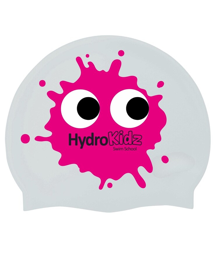 HydroKidz Children's Googly Eye Silicone Swim Cap