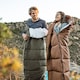 image 10 of U Series Envelope Sleeping Bag with Hood | Brown | Brown | 250S