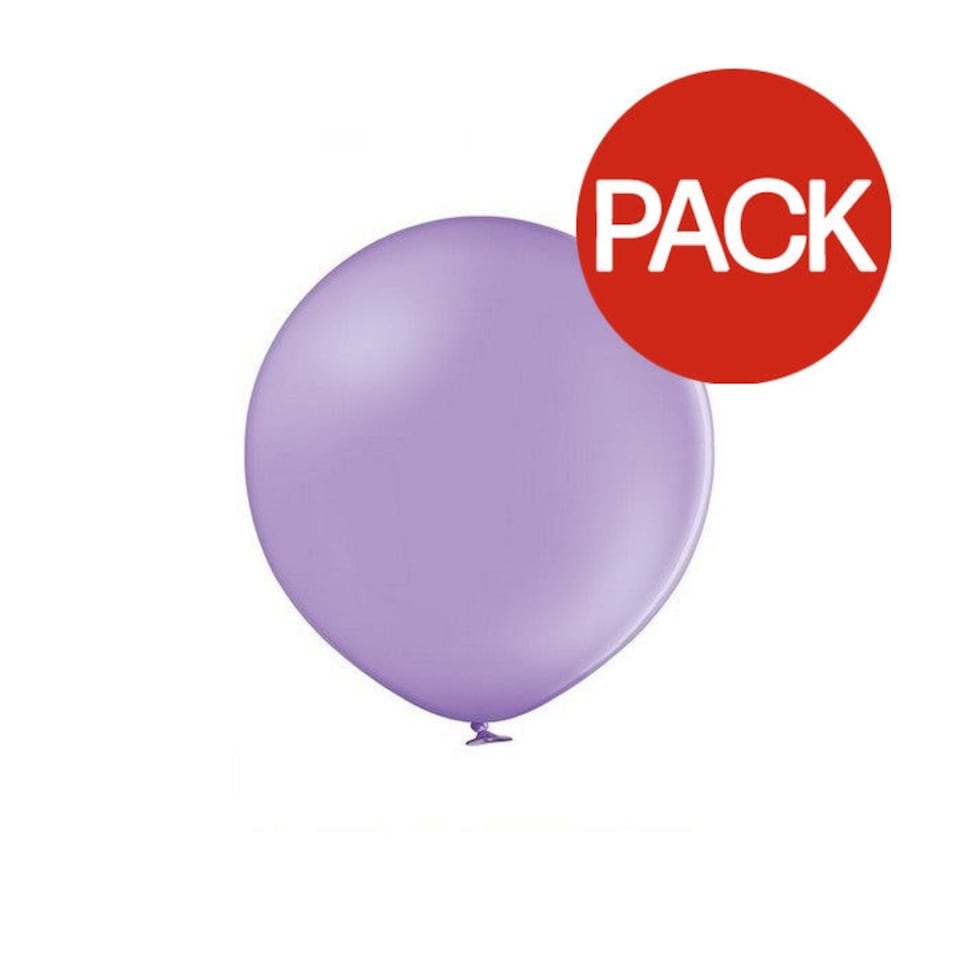 Belbal Latex Balloons (Pack of 100) - Pastel Lavender - One Size