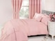 image 1 of Everdean Floral Polycotton Duvet Cover Set with Pillowcase | Pink | King | 1