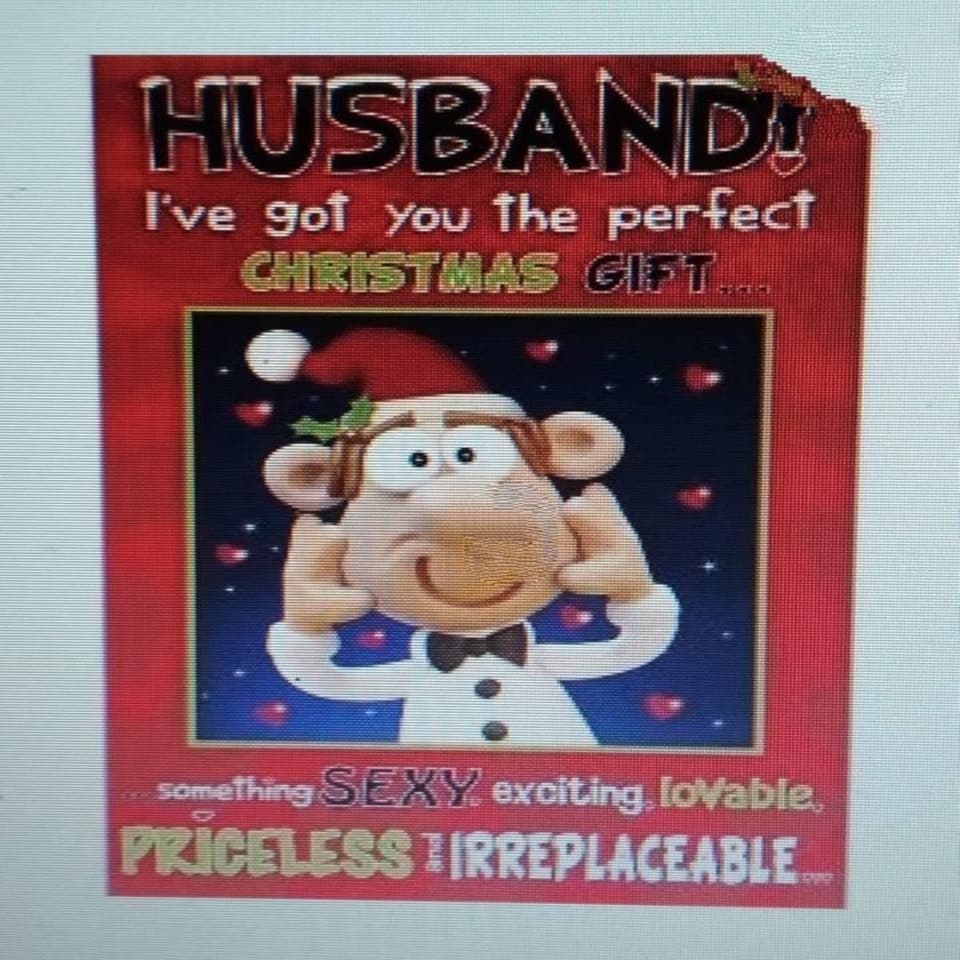 image 1 of Husband at Christmas (Humour) Christmas Card