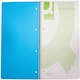 image 2 of Pack of 5 A4 160 Pages Blue Spiral Bound Polypropylene Notebooks