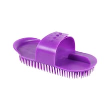 Shires Plastic Horse Curry Comb - Purple - One Size