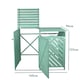 image 5 of Wooden Double Wheelie Bin Storage - Green