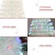 image 8 of HOMCOM 4FT Prelit Artificial Christmas Tree Fiber Optic Xmas Decoration, White