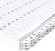 image 3 of 1-100 Index Multi-Punched Reinforced Board Clear Tab A4 White