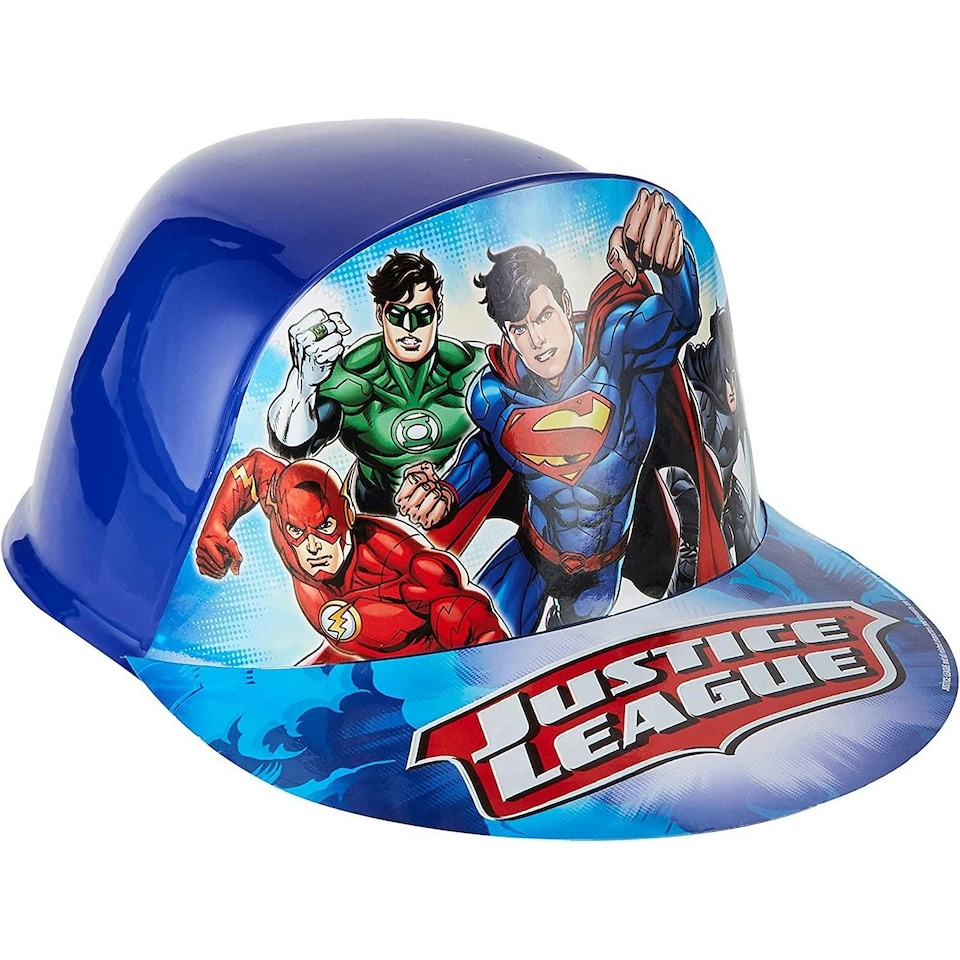 Justice League Vacuform Hat - Blue - One Size