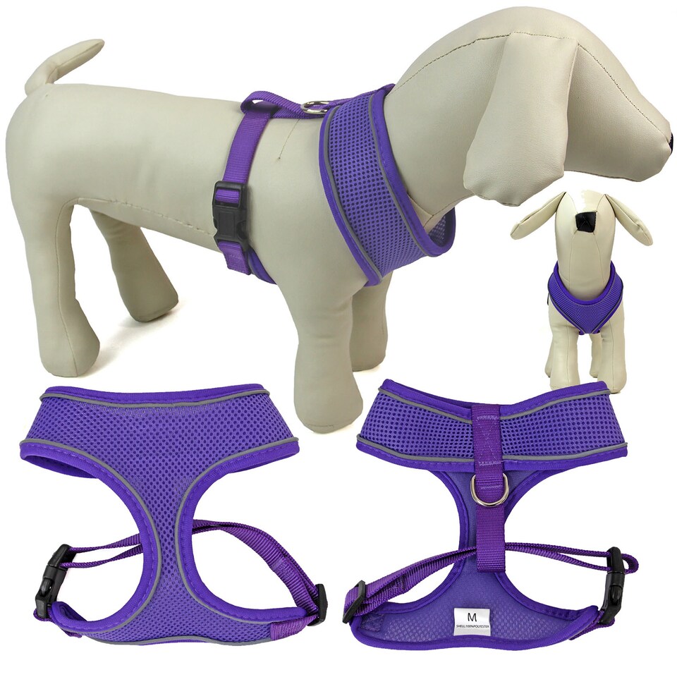 image 1 of No-Pull Dog Harness – Reflective Adjustable Mesh Vest for Dogs – Lightweight, Padded & Breathable – Easy Fit for Walking or Training – Multiple Sizes & Colours