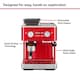 image 2 of KitchenAid Semi Automatic Espresso Machine with Burr Grinder Candy Apple