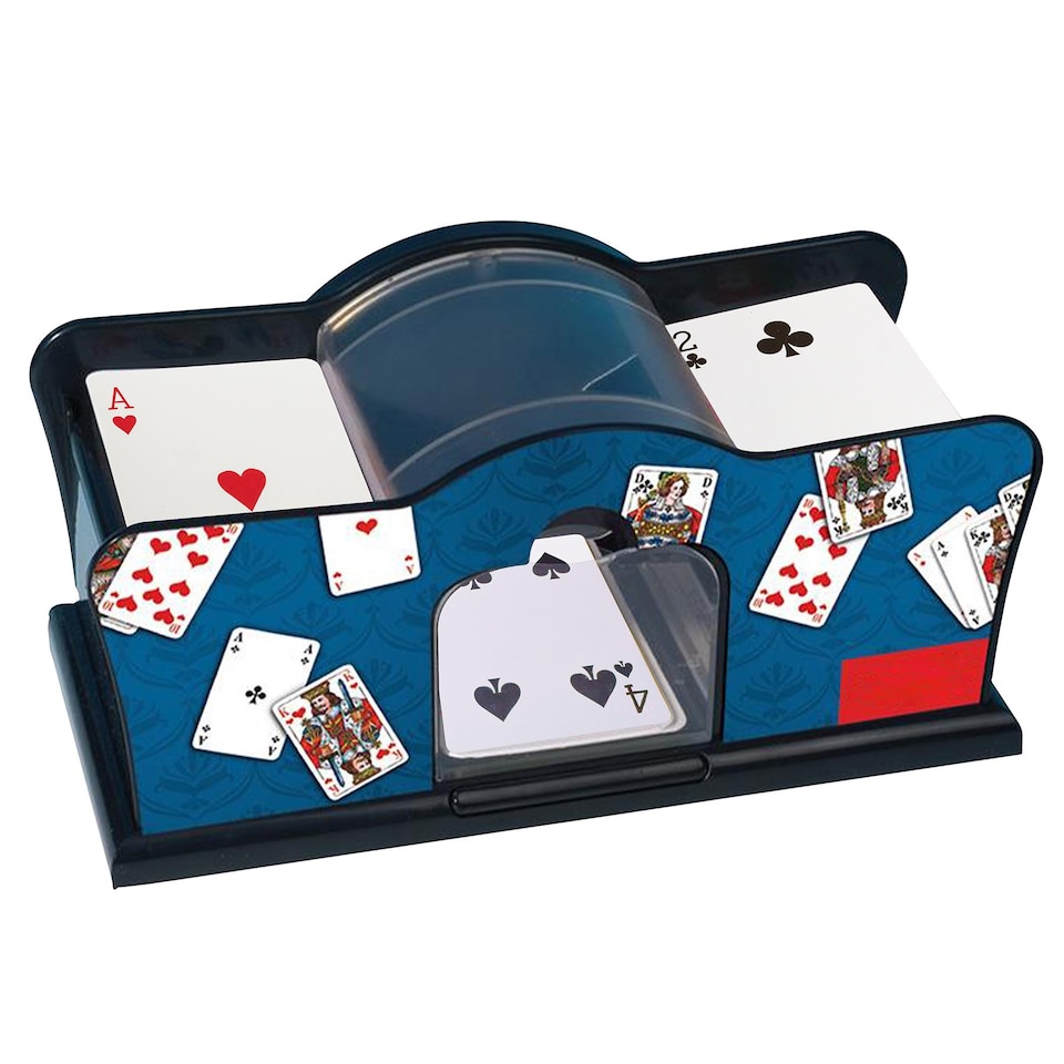 image 1 of The Magic Toy Shop Card Shuffler Automatic Battery Operated Black