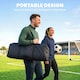 image 6 of SPORTNOW Football Rebounder Net with Carry Bag and Ground Stakes