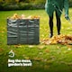 image 2 of 150L Reusable Garden Waste Bags Set of 2