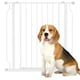 image 1 of PawHut Dog Gate Wide Stair Gate w/ Door Pressure Fit, 75-85W cm, White