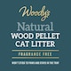 image 1 of Large 30L Natural Cat and Kitten Litter Wood Pellets Ultra Absorbent Biodegradable | Effective Odour Control | Antibacterial Premium Hygiene