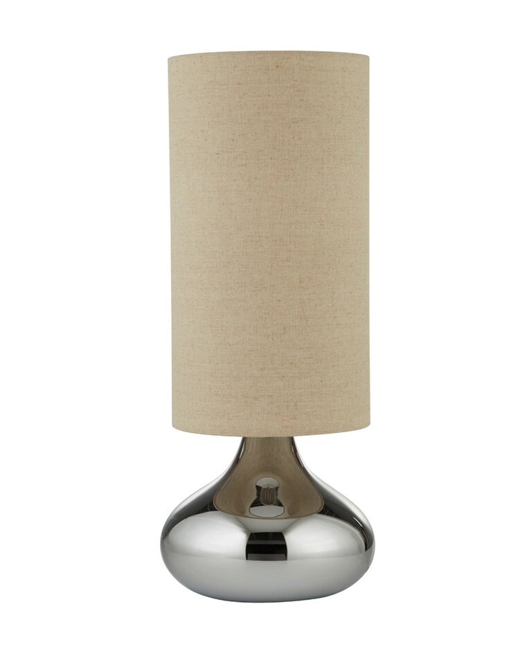 image 1 of Cissy Dark Smokey Glass Table Lamp