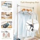 image 3 of COSTWAY Laundry Drying Rack Foldable Clothes Drying Rack