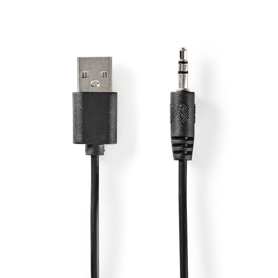 image 1 of Nedis PC Speakers for Computer, Laptop, Tablet, Smartphone, Portable Speaker Set 12W, Wired with USB and 3.5mm Jack, Black and Silver